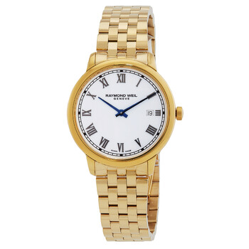 Đồng hồ nam Raymond Weil Toccata Quartz mặt trắng 5485-P-00359 chính hãng