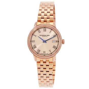 Đồng hồ nữ Raymond Weil Toccata Quartz kim cương 5985-P5S-00859 chính hãng