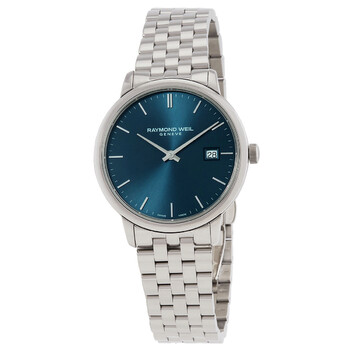 Đồng hồ nam Raymond Weil Toccata Quartz mặt xanh 5485-ST-50001 chính hãng