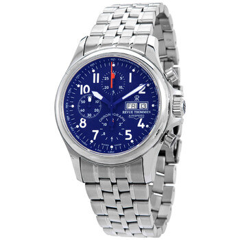 Đồng hồ nam Revue Thommen Airspeed Chronograph mặt xanh 17081.6139 chính hãng