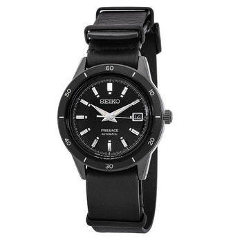 Đồng hồ Seiko Presage SRPH95J1 mặt đen nam chính hãng
