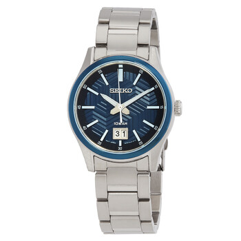 Đồng hồ Seiko Quartz mặt đen nam SUR559P1 chính hãng