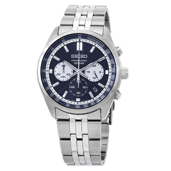 Đồng hồ Seiko Chronograph Quartz SSB427P1 mặt xanh nam chính hãng