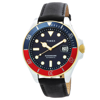 Đồng hồ tự động Timex Harborside Coast mặt xanh nam TW2V72200VQ chính hãng