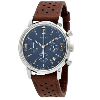 Đồng hồ nam Timex Marlin Chronograph mặt xanh TW2W10200VQ chính hãng