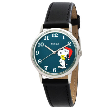 Đồng hồ Timex Marlin X Snoopy Holiday mặt xanh TW2V63200ZV chính hãng