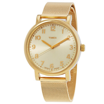 Đồng hồ Timex Originals Quartz mặt số Champagne T2N598ZA chính hãng