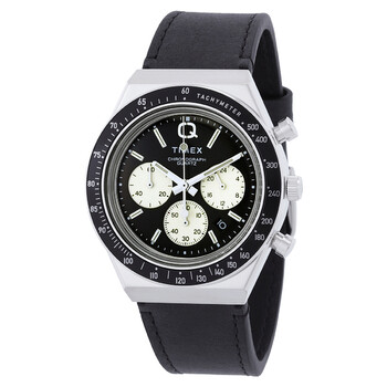 Đồng hồ nam Timex Q Chronograph mặt đen TW2V42700 chính hãng