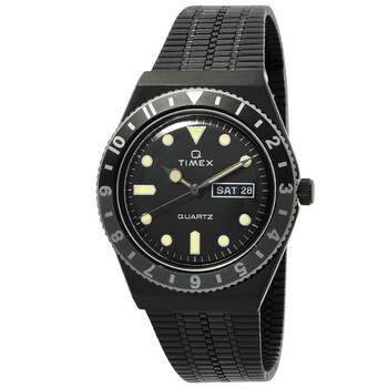 Đồng hồ Timex Q Reissue Quartz mặt đen nam TW2U61600ZV chính hãng