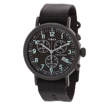 Đồng hồ Timex Standard Chrono Quartz mặt đen TW2T21200 chính hãng
