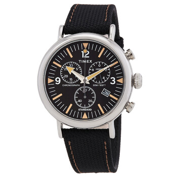 Đồng hồ nam Timex Standard Chronograph mặt đen TW2V43700 chính hãng