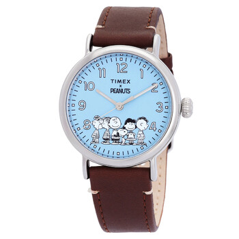 Đồng hồ Timex Standard x Peanuts Quartz Mặt Xanh TW2V89800 chính hãng