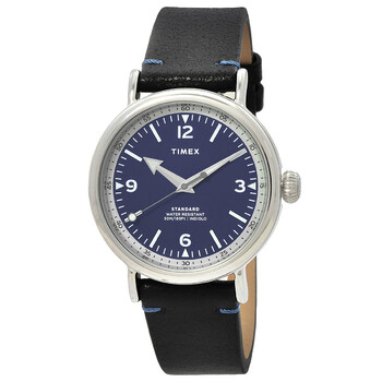 Đồng hồ Timex Standard Quartz mặt xanh nam TW2V71300 chính hãng