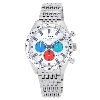 Đồng hồ nam Timex Waterbury Chronograph mặt bạc TW2V42400 chính hãng