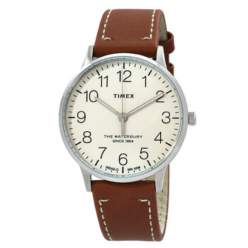 Đồng hồ nam Timex Waterbury Quartz mặt trắng TW2R25600 chính hãng