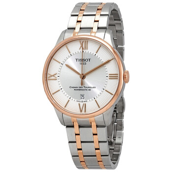 Đồng hồ Tissot Chemin des Tourelles Automatic mặt bạc nam T099.407.22.038.02 chính hãng