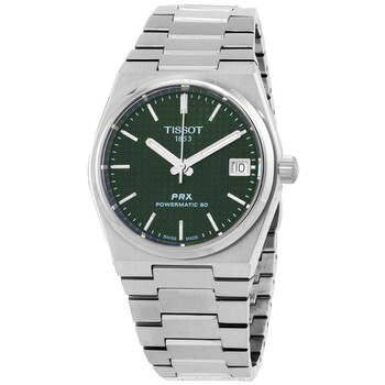 Đồng hồ Tissot PRX Automatic mặt xanh unisex T1372071109100 chính hãng