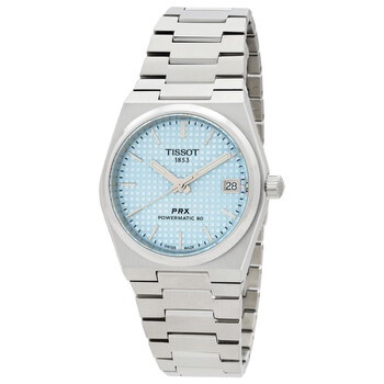 Đồng hồ Tissot PRX Powermatic 80 mặt xanh ice cho nữ T1372071135100 chính hãng