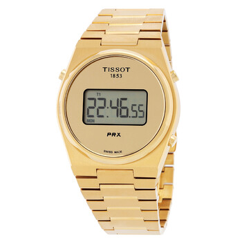 Đồng hồ Tissot Prx Quartz Digital Mặt Vàng Unisex T1374633302000 chính hãng