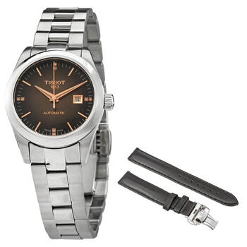Đồng hồ Tissot T-My Lady Automatic kim cương mặt số gradient chính hãng