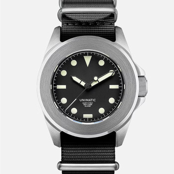 Đồng hồ Unimatic U4 Classic Automatic mặt đen nam chính hãng