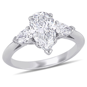 Trang sức Amour Vàng trắng 18K 2 5/8 CT TW Kim cương Nhẫn đính hôn (GIA Certified) chính hãng 6 amour 18k white gold 2 5 8 ct tw diamond engagement ring gia certified jms007606