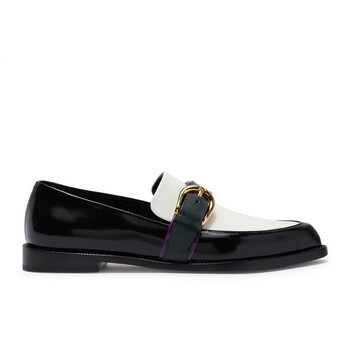 Giày Burberry Colour Block Leather Monk Strap Loafers chính hãng 6 burberry colour block leather monk strap loafers 4075729
