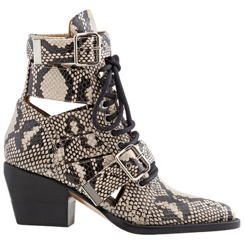 Giày Chloe nữ Python Boots màu xám chính hãng 6 chloe ladies python boots in grey u00604 091