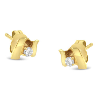 Trang sức Espira Vàng 10K 1/10 ct tdw Push-Back Prong-Set Classic Stud Earring (I-J, I1-I2) chính hãng 6 espira 10k yellow gold 1 10 ct tdw push back prong set classic stud earring i j i1 i2 017835eydm