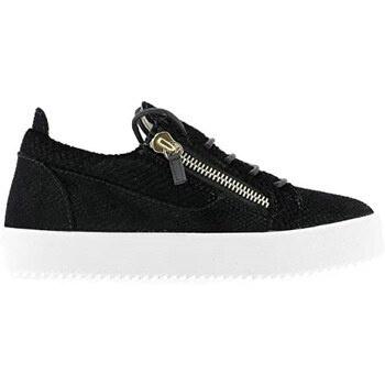Giày Giuseppe Zanotti nữ màu đen Zip Detail Sneakers chính hãng 5 giuseppe zanotti ladies black zip detail sneakers rw90013 001