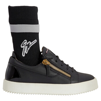 Giày Giuseppe Zanotti nữ màu đen Lotop Zip Sock Sneakers chính hãng 6 giuseppe zanotti shoes rw80036