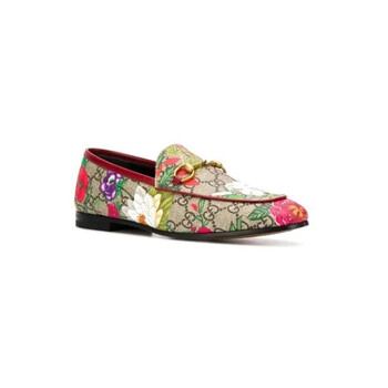 Giày Gucci Flora GG Supreme Loafers chính hãng 6 gucci flora gg supreme loafers 603323 ht540 8489