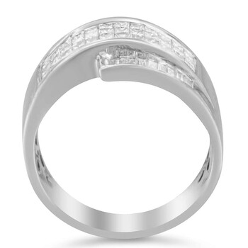 Trang sức Haus Of Brilliance Vàng trắng 14K 1ct TDW Kim cương Nhẫn (H-I, SI1-SI2) chính hãng 6 haus of brilliance 14k white gold 1ct tdw diamond ring h i si1 si2 34 2828wdm