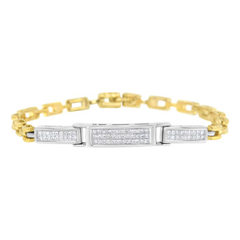 Trang sức Haus Of Brilliance 14K Yellow và Vàng trắng 1 ct TDW Kim cương Tennis Vòng đeo tay (H-I, SI1-SI2) chính hãng 6 haus of brilliance 14k yellow and white gold 1 ct tdw diamond tennis bracelet h i si1 si2 64 5073tdm