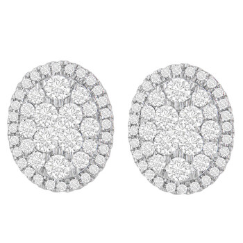 Trang sức Haus Of Brilliance Vàng 14K 1 3/4ct TDW Round Cut Kim cương Bông tai (khuyên tai, hoa tai, H-I, I1-I2) chính hãng 6 haus of brilliance 14k yellow gold 1 3 4ct tdw round cut diamond earrings h i i1 i2 74 4486ydm