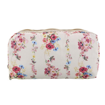 Le Sportsac Rose Garland Nữ hình chữ nhật túi đựng mỹ phẩm chính hãng 6 le sportsac rose garland ladies rectangular cosmetic pouch 6511 f438