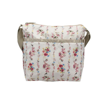 Le Sportsac Rose Garland size nhỏ Cleo Túi đeo chéo chính hãng 6 le sportsac rose garland small cleo crossbody bag 7562 f438