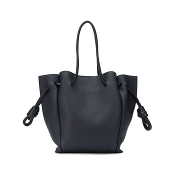 Loewe Flamenco size trung Knot Midnight màu xanh dương / màu đen Tote chính hãng 6 loewe flamenco medium knot black tote 321 12 t31 5605