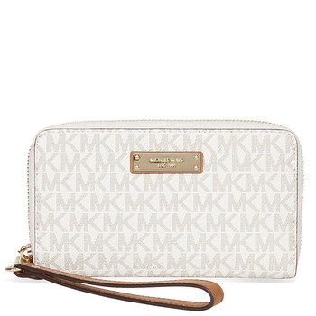 Michael Kors Jet Set size lớn Multifunction Phone Case - Vanilla chính hãng 6 michael kors 17457