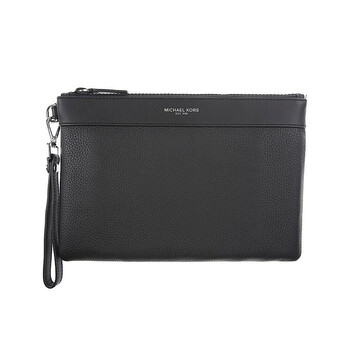 Michael Kors màu đen Pebbled Da Travel Zip Pouch chính hãng 5 michael kors black pebbled leather travel zip pouch 33s9mgyu2l 001