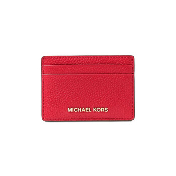 Michael Kors Bright màu đỏ Jet Set Card Holder chính hãng 6 michael kors bright red jet set card holder 32f7gf6d0l 683
