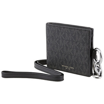 Michael Kors Logo Billfold Ví With Lanyard chính hãng 6 michael kors logo billfold wallet with lanyard 39h9lgff1j 001