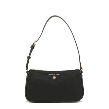 Michael Kors size trung màu đen Nylon Gabardine Túi đeo vai chính hãng 6 michael kors medium black nylon gabardine shoulder bag 32s0gt9u8c 001