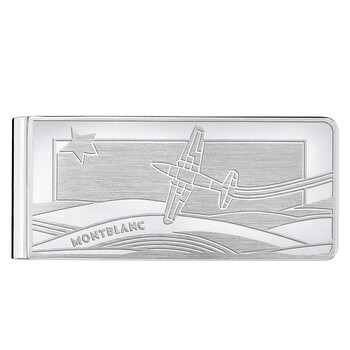 Montblanc Le Petit Prince Stainless Steel Silver Money Clip chính hãng 6 montblanc le petit prince stainless steel silver money clip size 50 x 22 mm 123796