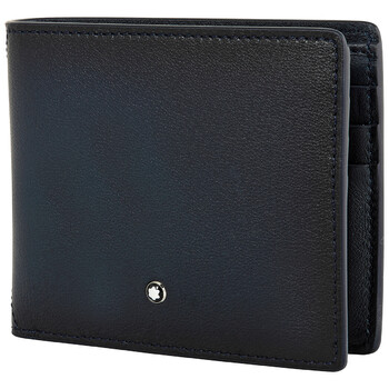 Montblanc Meisterstuck Sfumato 6cc Navy Ví 123719 chính hãng 6 montblanc meisterstuck sfumato navy wallets 123719