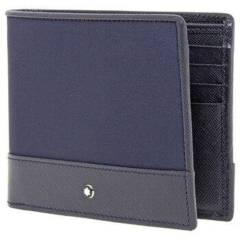 Montblanc Sartorial Jet 8cc Ví - màu xanh dương chính hãng 6 montblanc wallet 118394