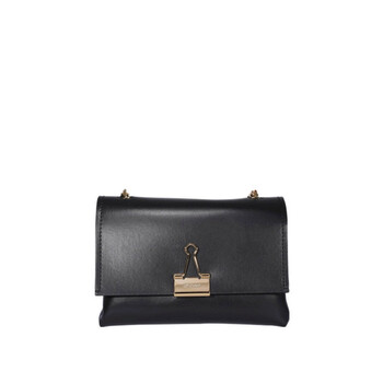 Off-White màu đen size trung Binder Clip Túi đeo vai chính hãng 6 off white black medium binder clip shoulder bag owna120s20lea0011000
