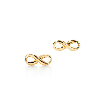 Trang sức Tiffany & Co. 18k Gold Tiffany Infinity Bông tai (khuyên tai, hoa tai) chính hãng 6 tiffany 18k gold tiffany infinity earrings 35509615