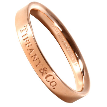 Trang sức Tiffany & Co. 18KT Vàng hồng 3MM Band Nhẫn chính hãng 6 tiffany 18kt rose gold 3mm band ring grp07913
