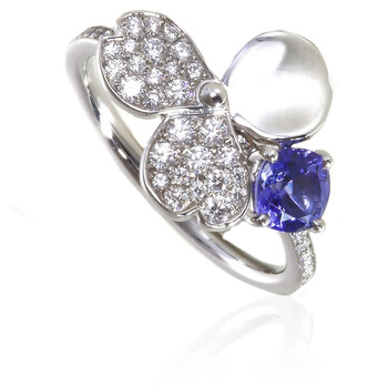 Trang sức Tiffany & Co. Paper Flowers Kim cương và Tanzanite Flower Nhẫn - Size 7 chính hãng 6 tiffany 61625852